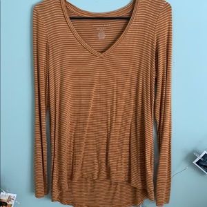 Yellow and white long sleeve from aerie!!